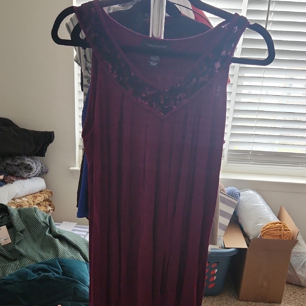Cable & Gauge Magenta Top